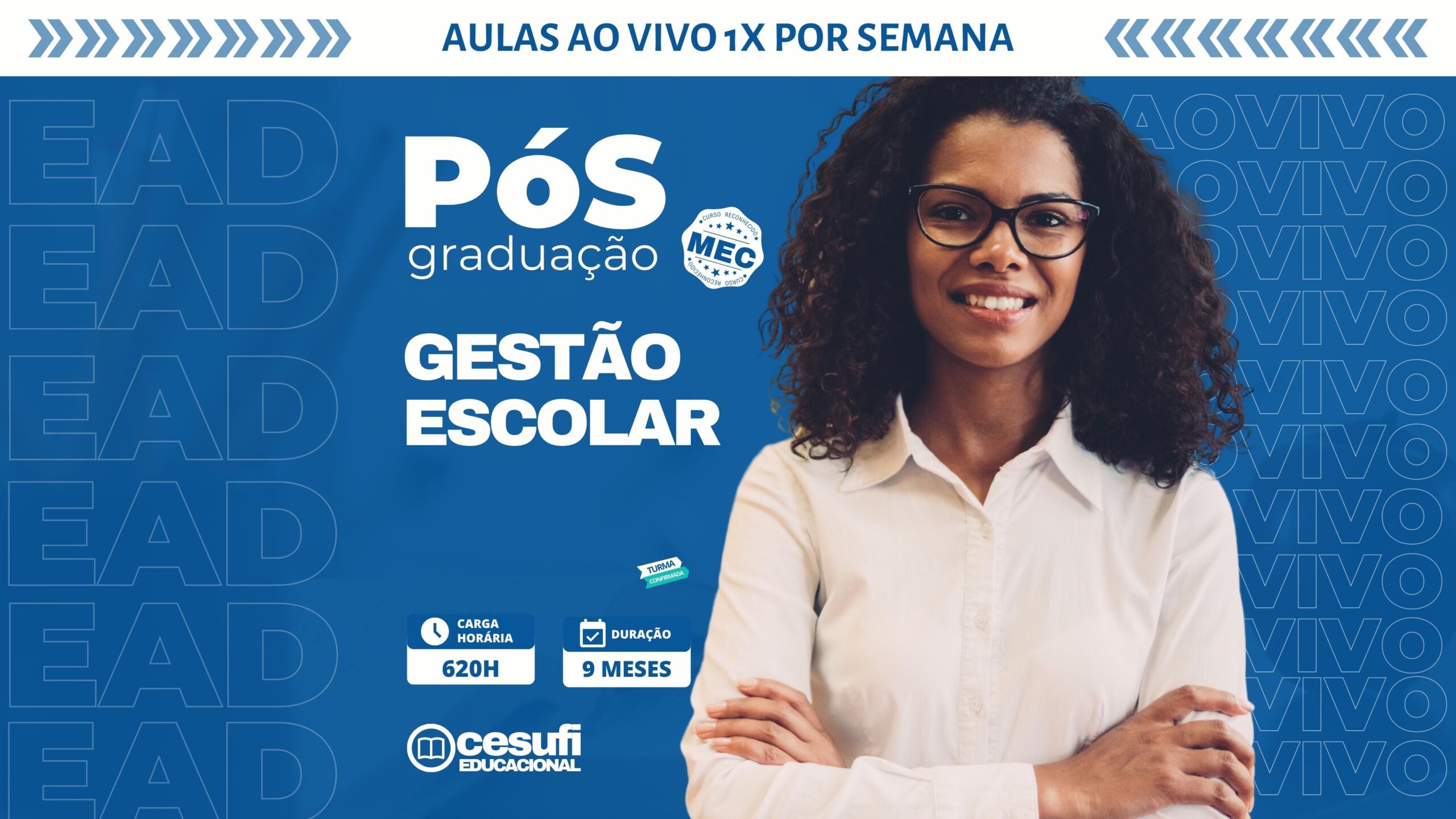 Pós-graduação Ao Vivo em Gestão Escolar